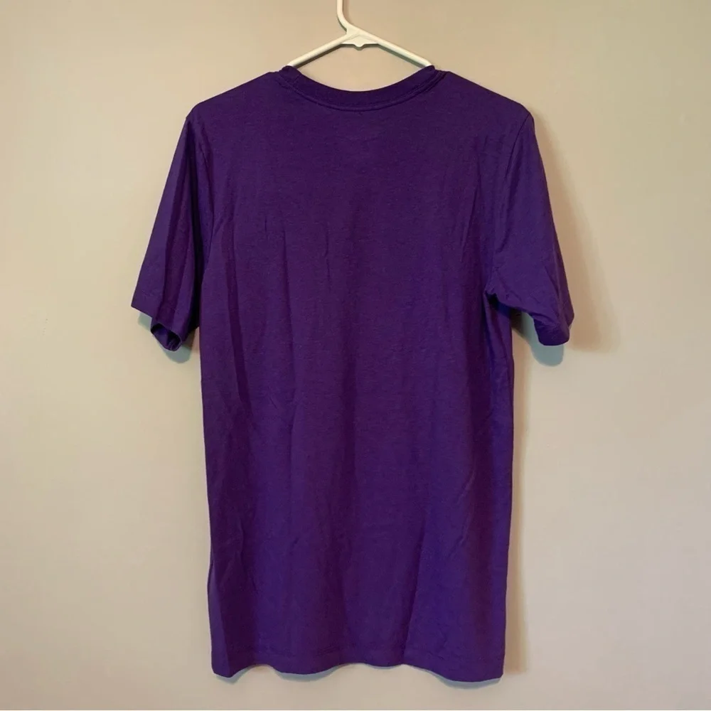 NWT. NIKE Men's Minnesota Vikings Nike Purple Wordmark Logo Tri-Blend T-Shirt